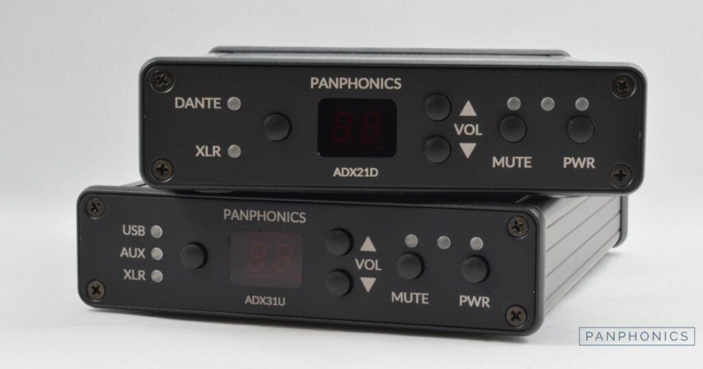 Dante amplifiers for managing complex audio signals